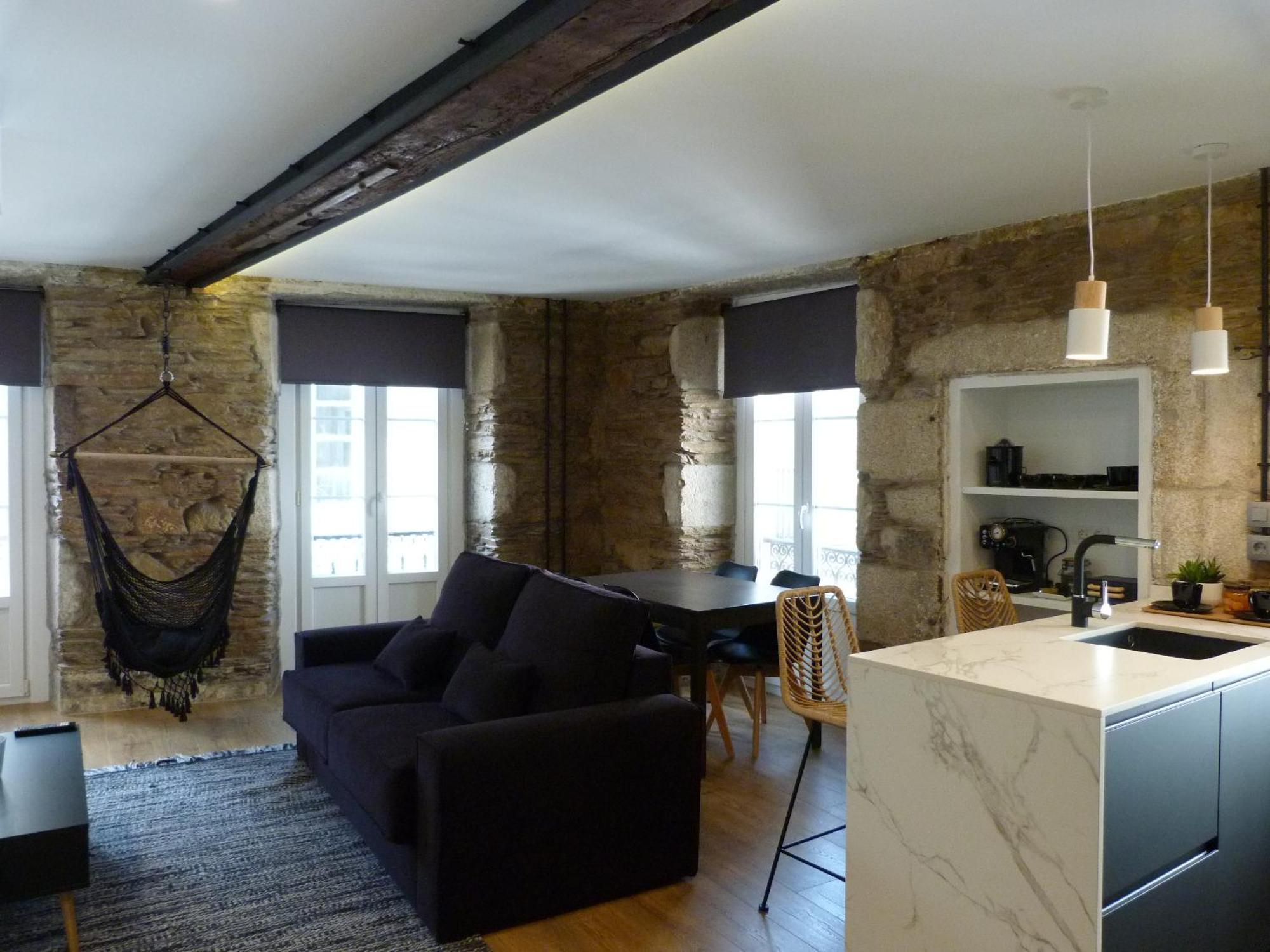Foroplaza Duplex Apartment Lugo Bagian luar foto